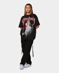American Thrift X The Lord Of The Rings Gandalf Vintage T-Shirt Black Wash