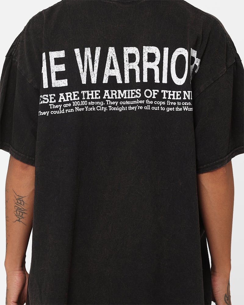 American Thrift X The Warriors Warriors Night T-Shirt Black Wash