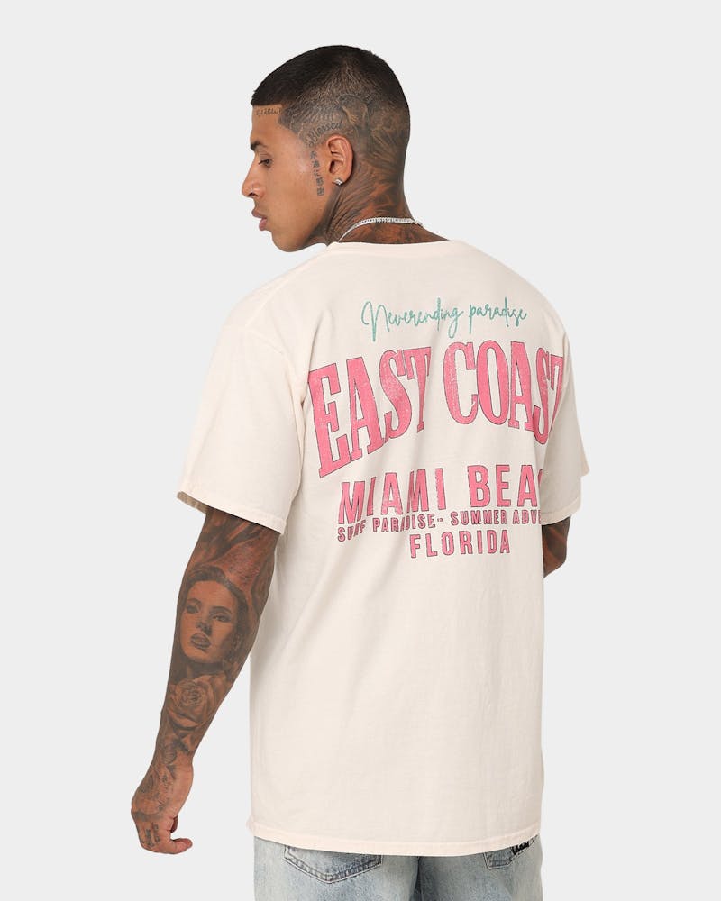 American Thrift Miami Beach Vintage T-Shirt Off White