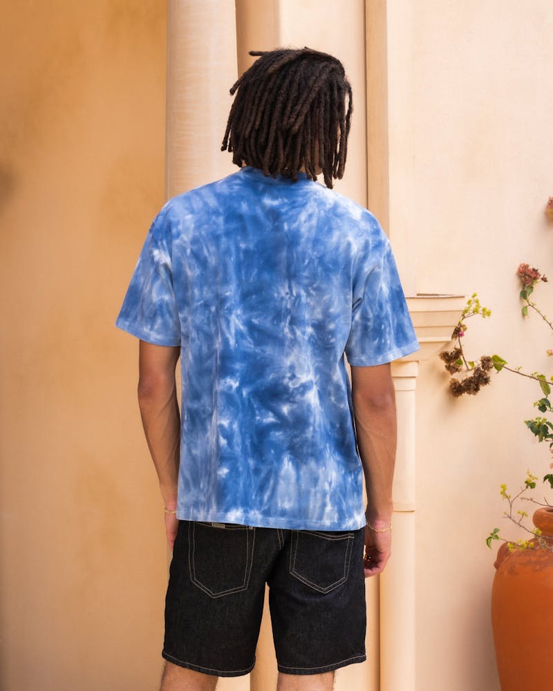 Playboy By Culture Kings Vacay T-Shirt Light Blue Tye