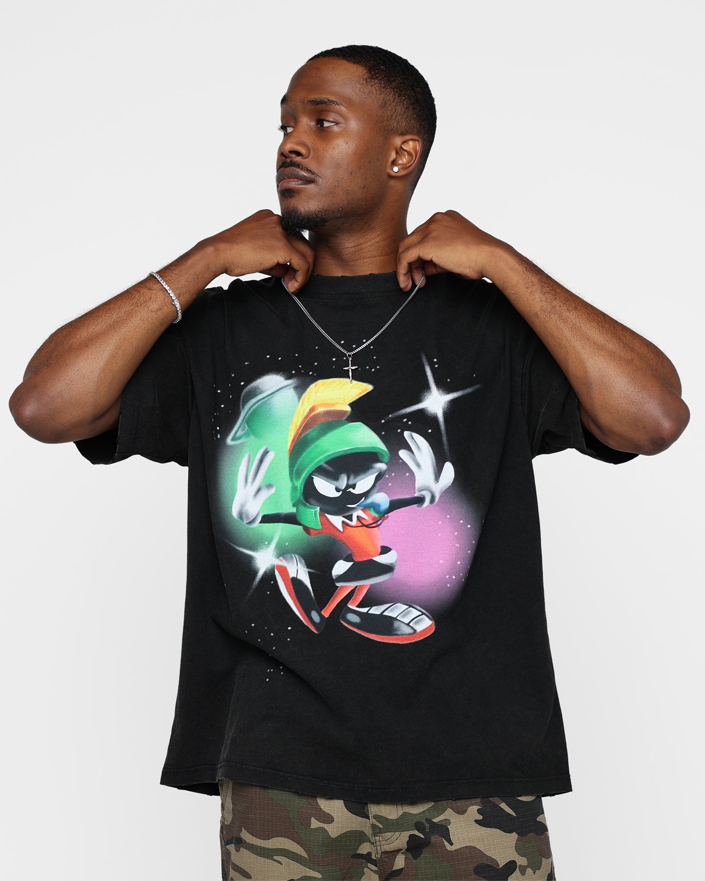 Renowned LA X Looney Tunes Marvin Airbrush Vintage T-Shirt