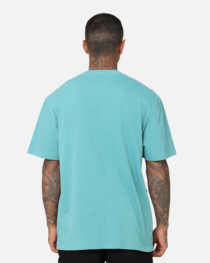 Mitchell & Ness Memphis Grizzlies XL Logo One Colour T-Shirt Faded Teal thumbnail - 4