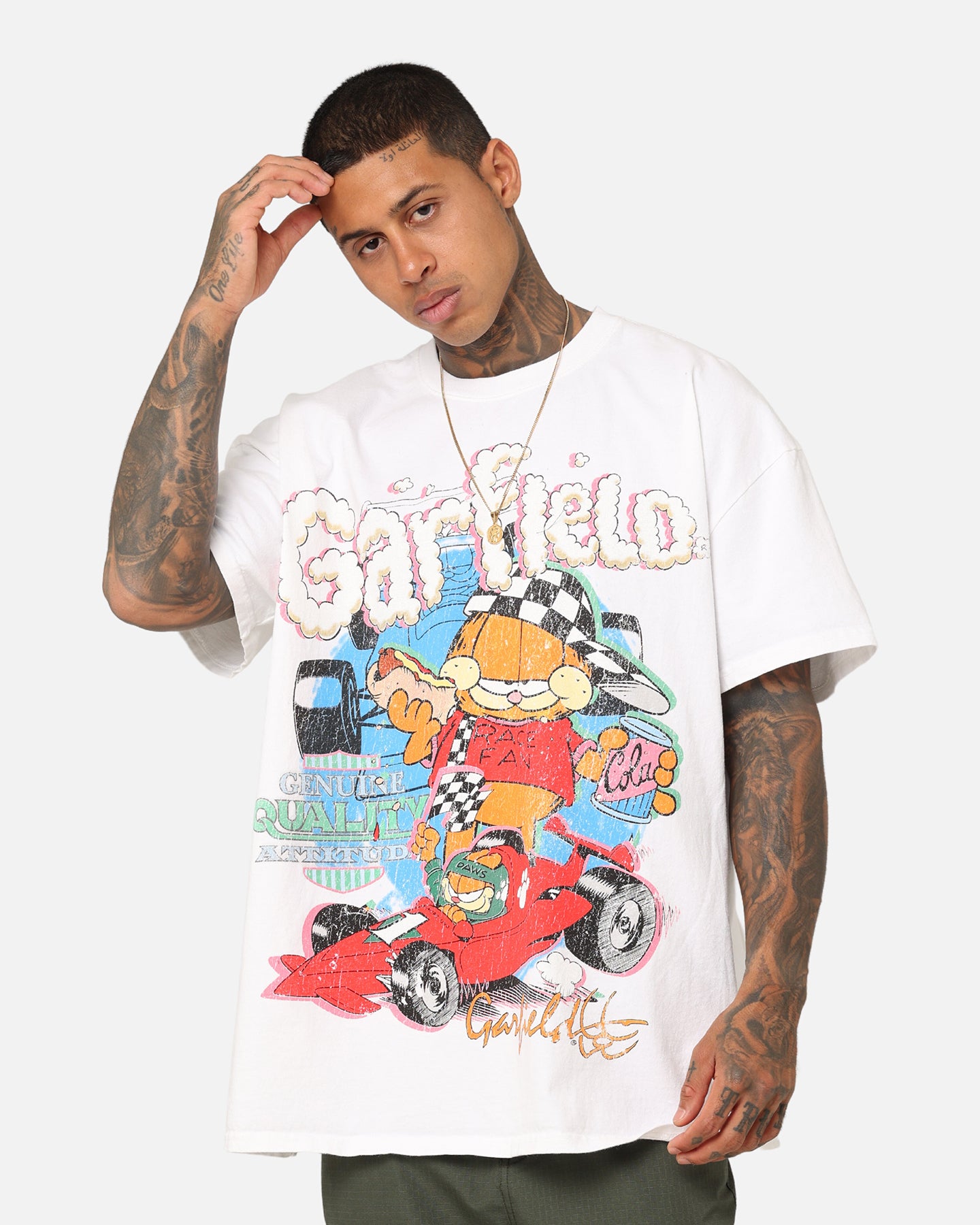 American Thrift X Garfield Race Heavyweight T-Shirt