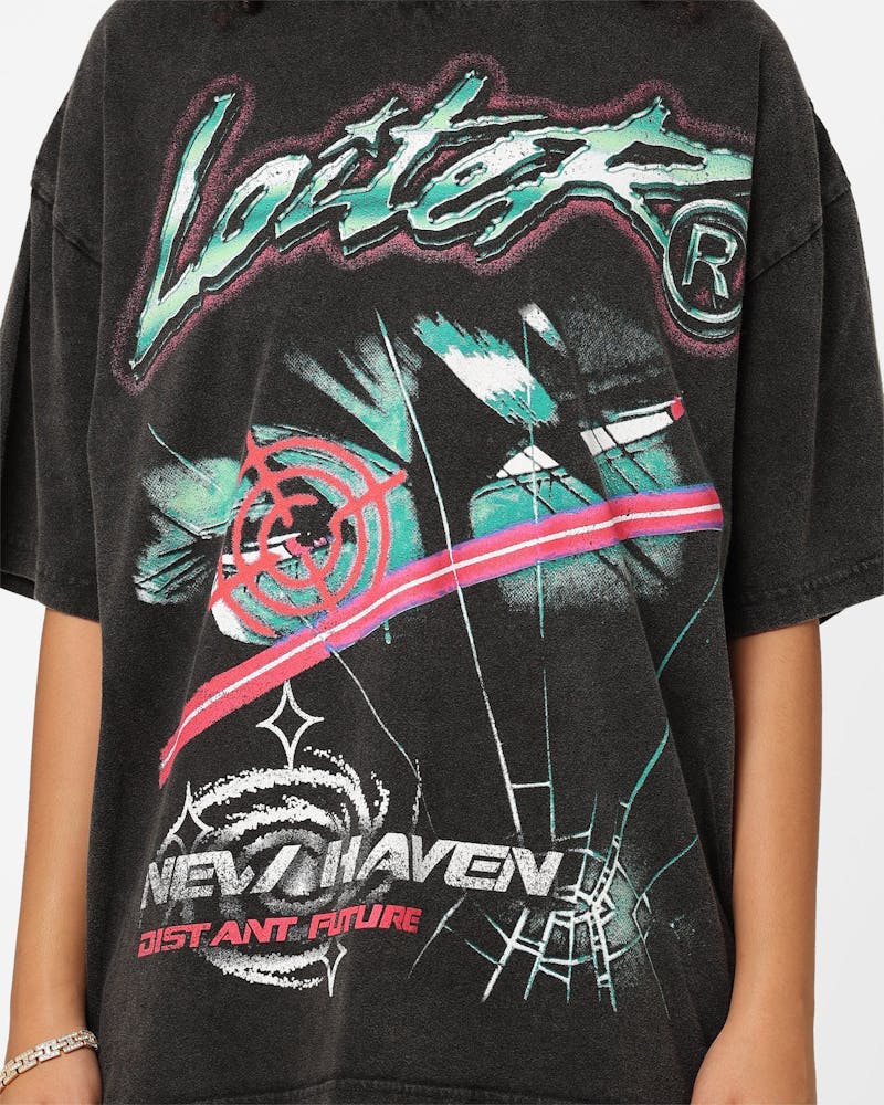 Loiter New Haven Vintage T-Shirt Vintage Black thumbnail - 3