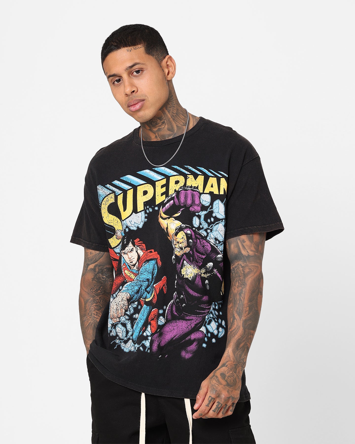 Goat Crew X DC Superman Versus Vintage T-Shirt