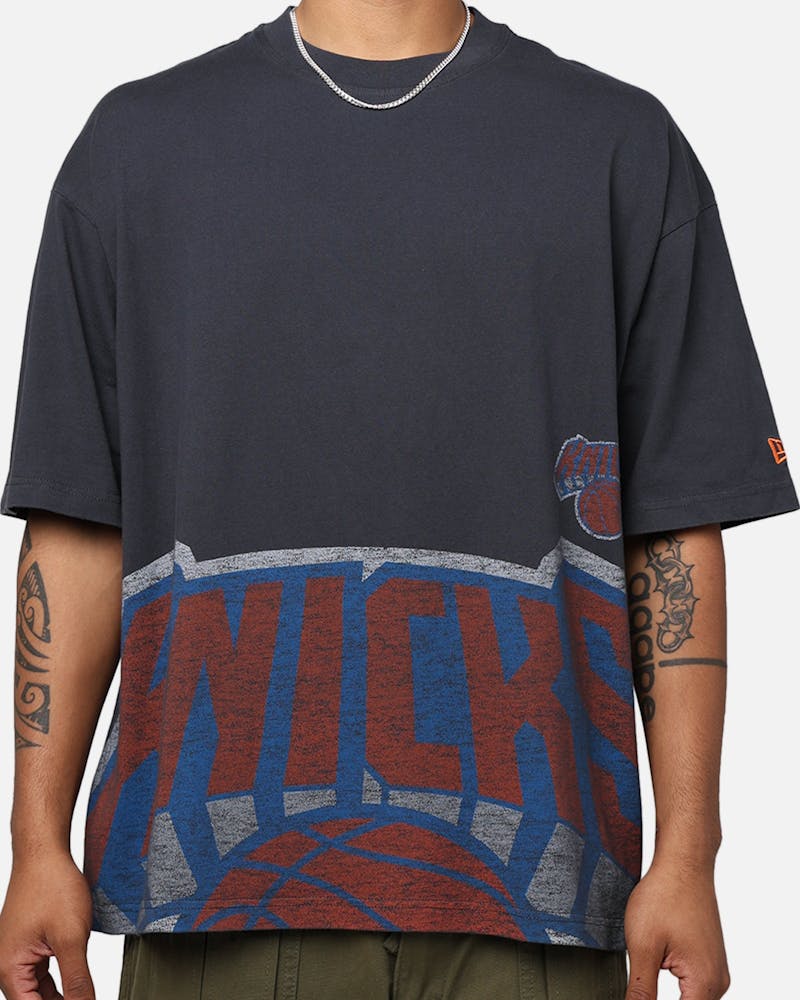 New Era New York Knicks Oversized T-Shirt Black