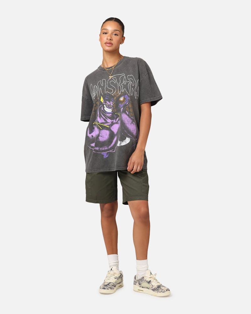 American Thrift X Space Jam Monstars Heavyweight Vintage T-Shirt Black Wash