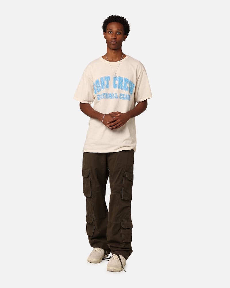 Goat Crew Football Club 10 T-Shirt Off White/Blue