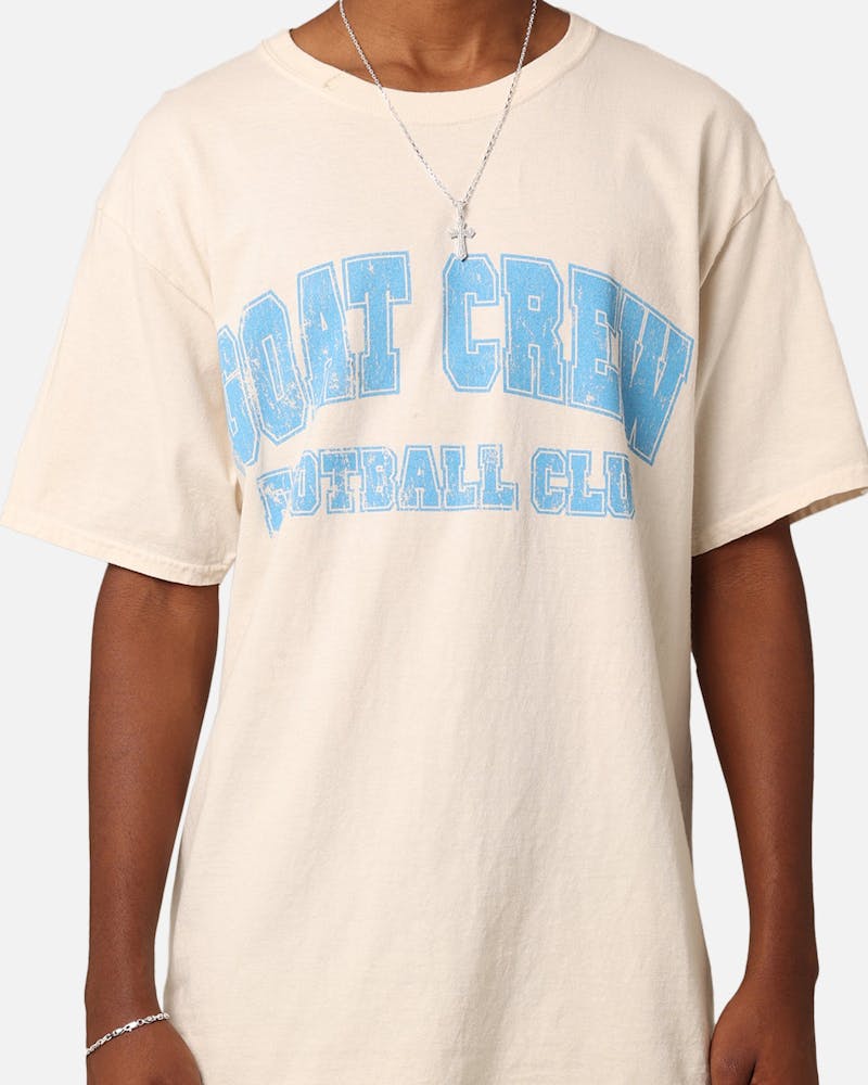 Goat Crew Football Club 10 T-Shirt Off White/Blue