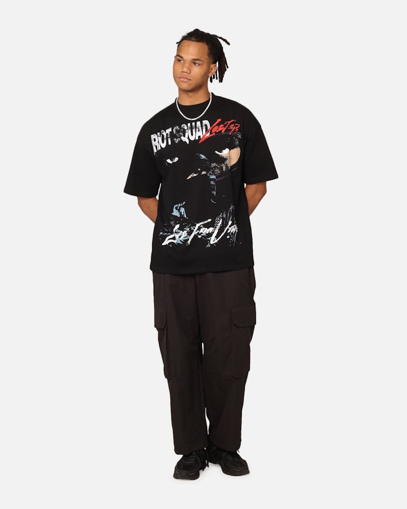 Loiter Riot T-Shirt Black
