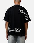 Carre Side Script Oversized T-Shirt Black