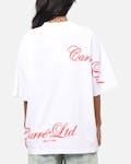 Carre Side Script Oversized T-Shirt Black