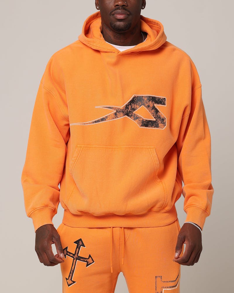 Saint Morta SSIX Vintage Hoodie Orange