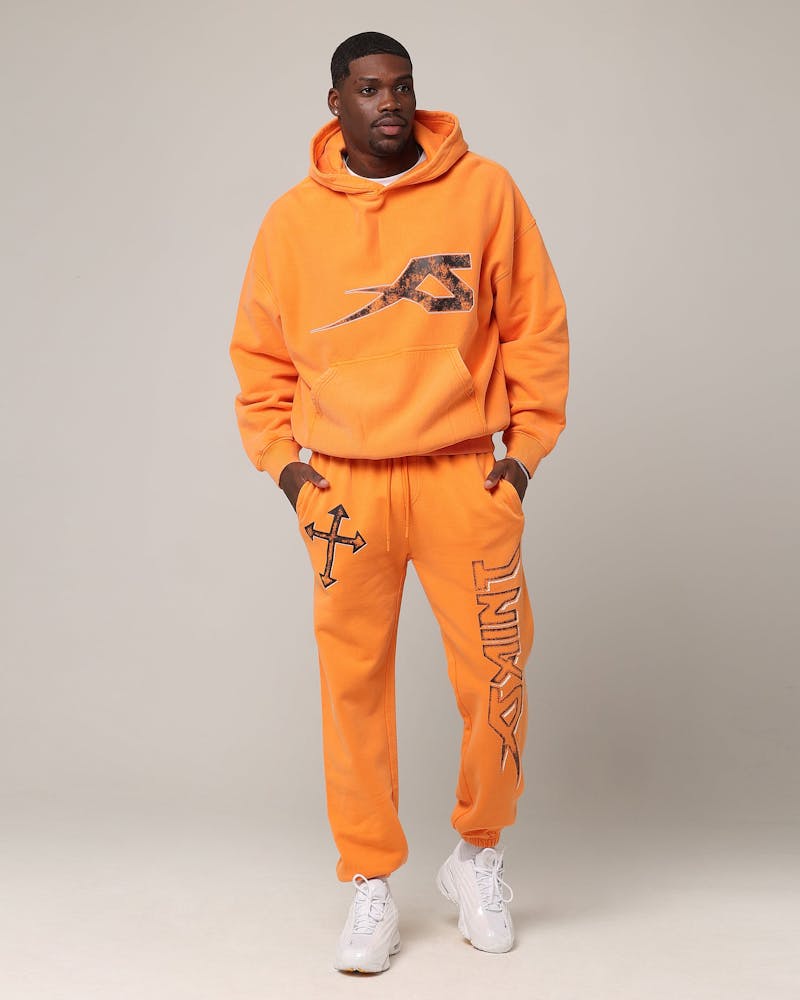 Saint Morta SSIX Vintage Hoodie Orange