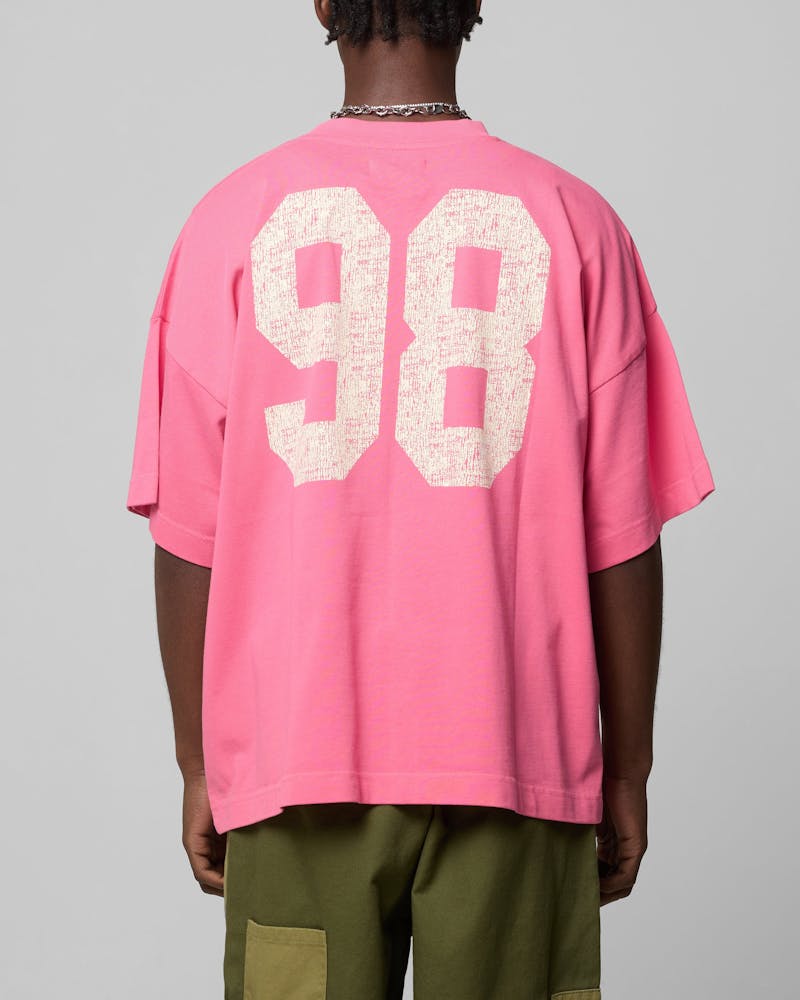 Loiter Human Box T-Shirt Pink