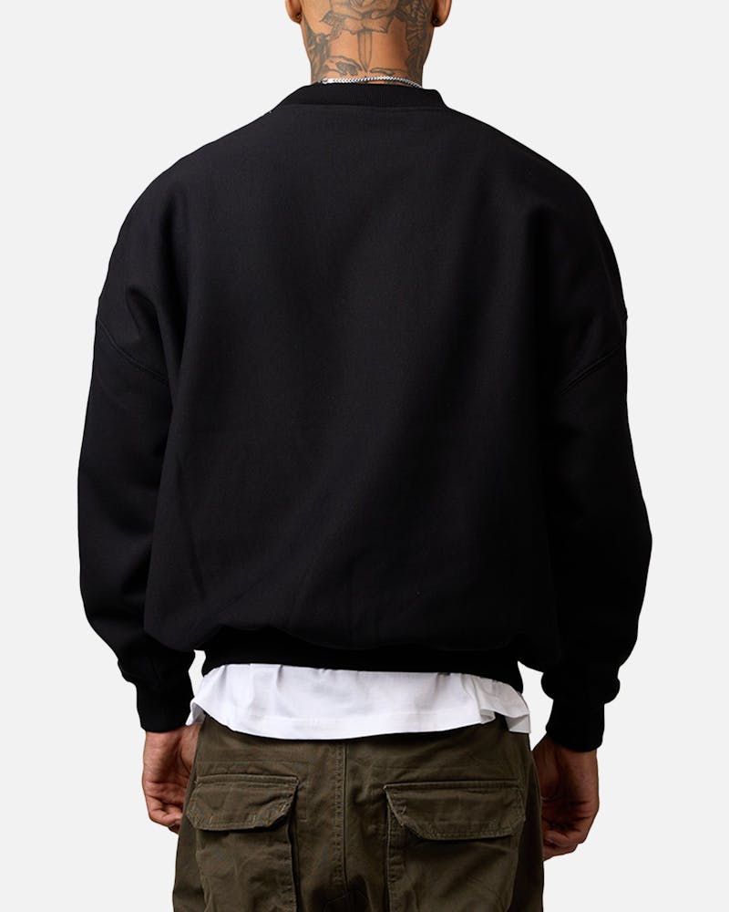 Carre Chromestar Oversized Crewneck Black