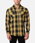 Saint Morta Icon Flannel Shirt Tan/Black
