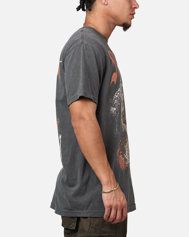 Ripple X Game Of Thrones 'House Of The Dragon' Syrax T-Shirt Washed Black