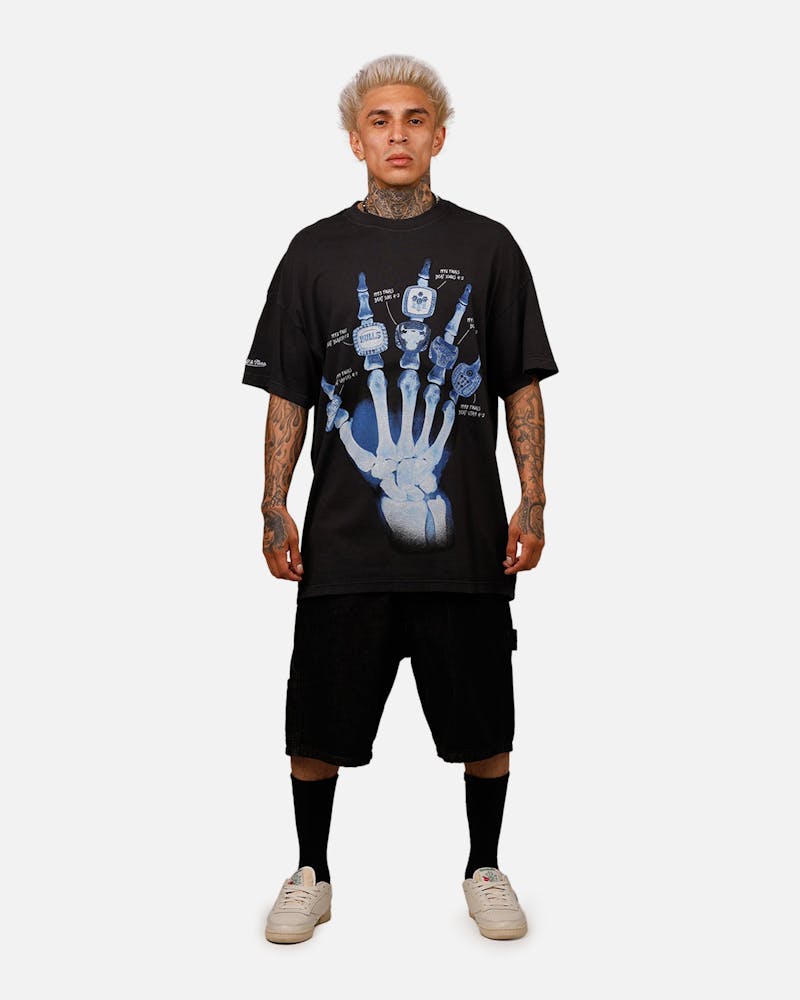 Mitchell & Ness Chicago Bulls Xray T-Shirt Faded Black