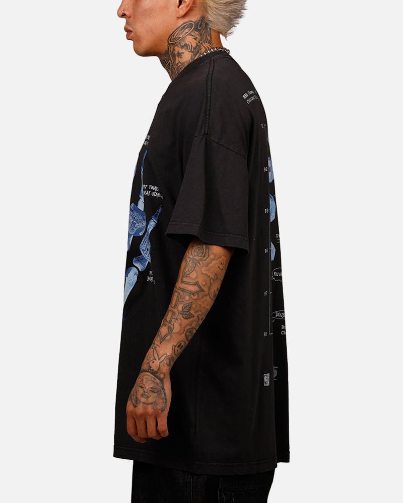 Mitchell & Ness Chicago Bulls Xray T-Shirt Faded Black