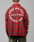 Loiter Kimono Flannel Green