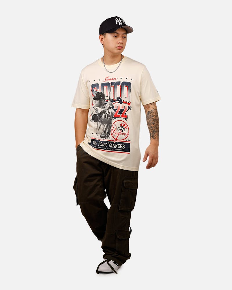 New Era New York Yankees Juan Soto T-Shirt Off White