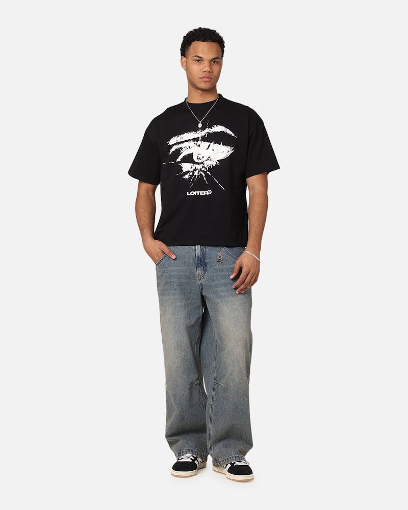 Loiter Eyes Can't Lie T-Shirt Black