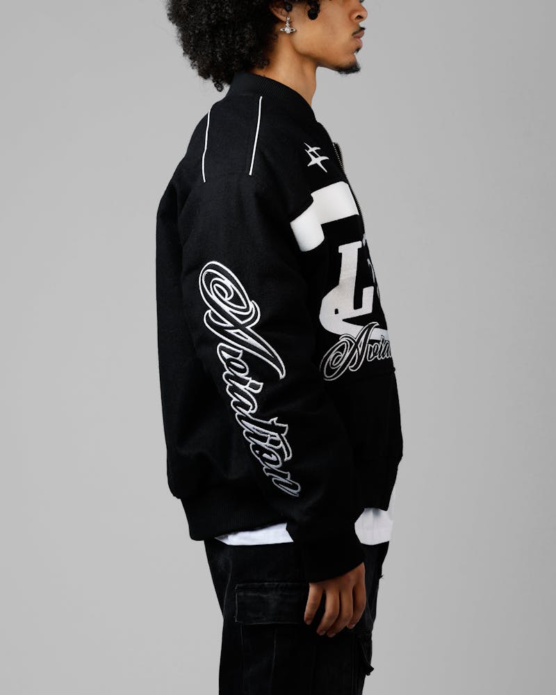 Loiter Aviation Bomber Jacket Black
