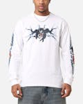 Goat Crew Marvel Spider-Man Y2K Venom Long Sleeve T-Shirt White
