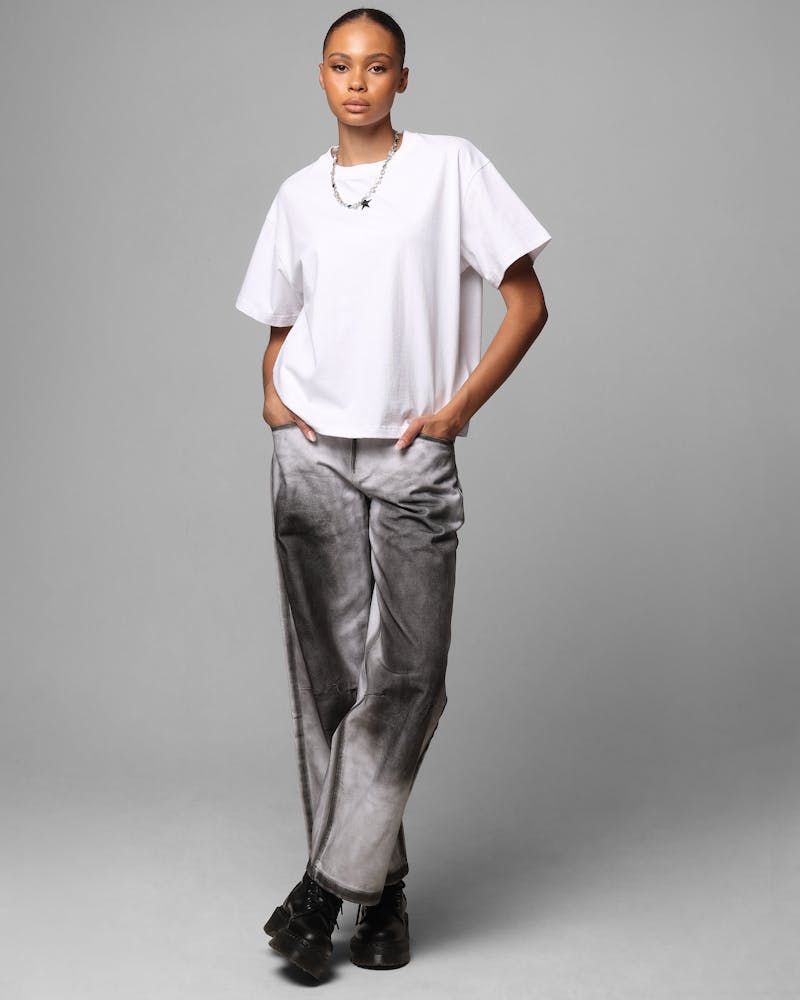Loiter Boxer Fitted T-Shirt White