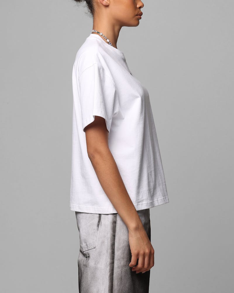Loiter Boxer Fitted T-Shirt White