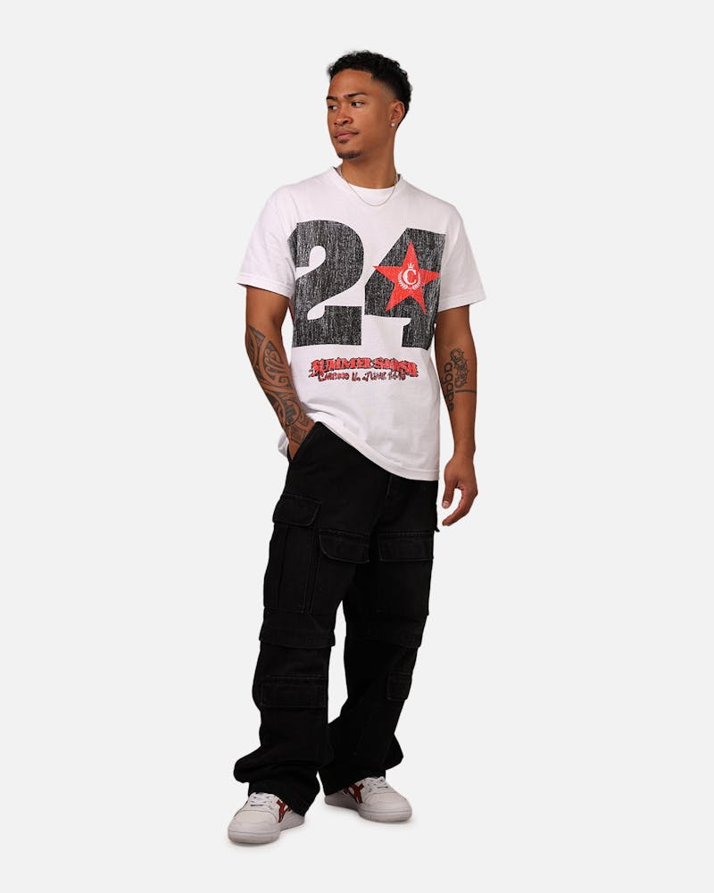 Summer Smash Line Up Vintage T-Shirt Off White