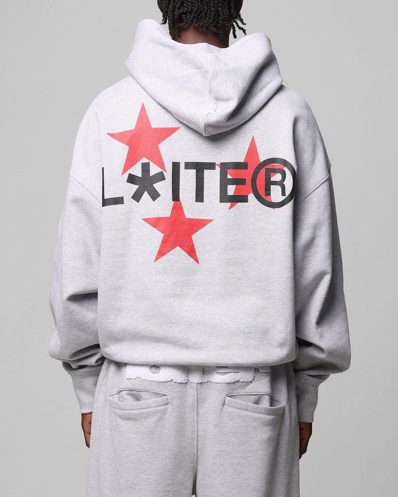 Loiter Trackstar Hoodie Grey Marle