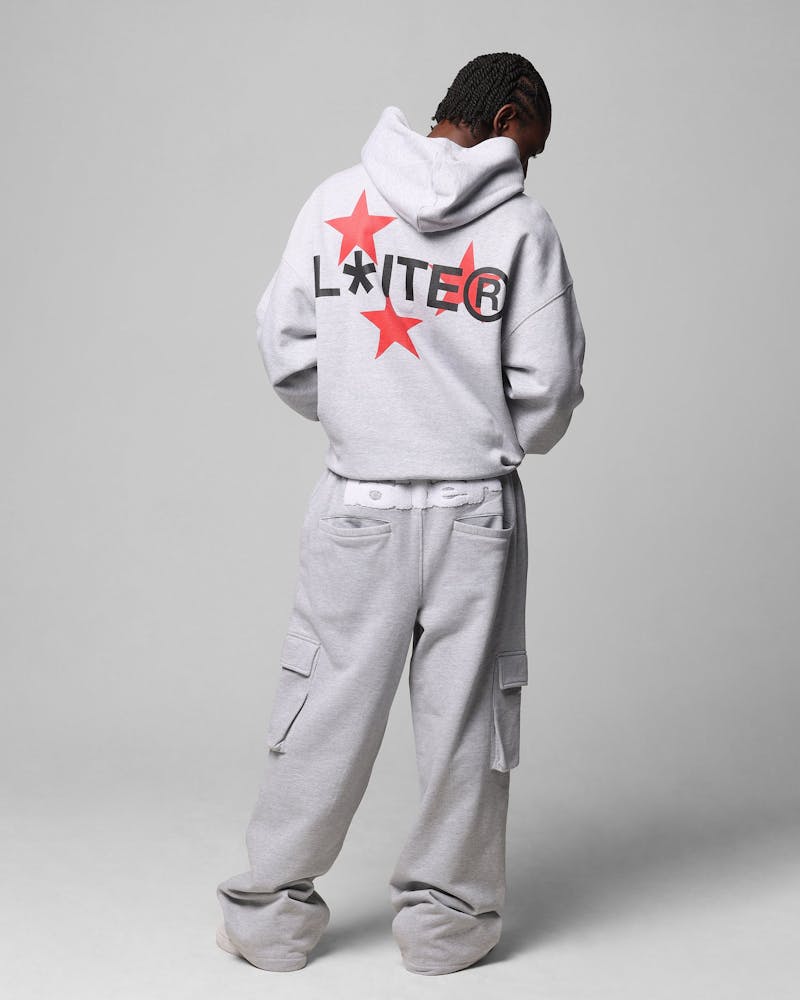 Loiter Trackstar Hoodie Grey Marle