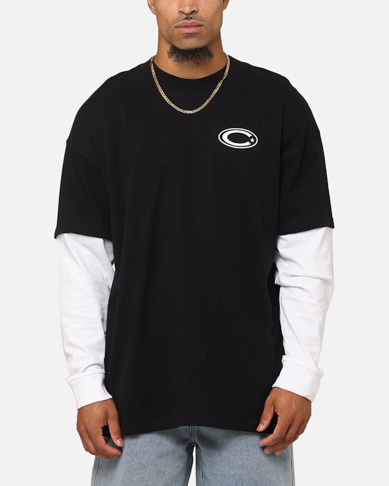 Carre C-Star Long Sleeve T-Shirt Black/White