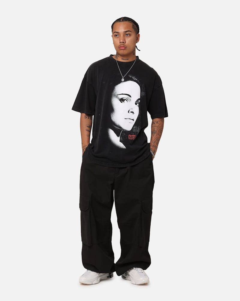 Star Wars Episode II Queen Vintage T-Shirt Black Acidwash
