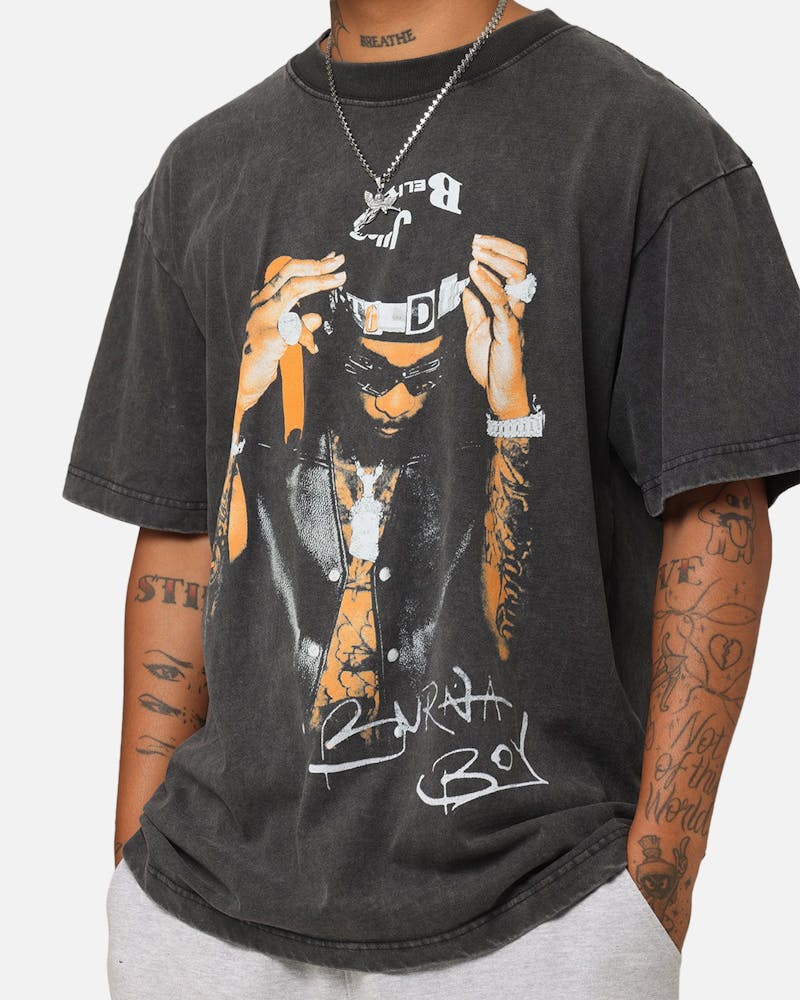 Warner Music Burna Boy T-Shirt Black
