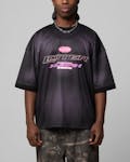 Loiter Motorway Sport T-Shirt Off White/Pink