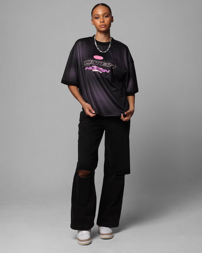 Loiter Motorway Sport T-Shirt Black