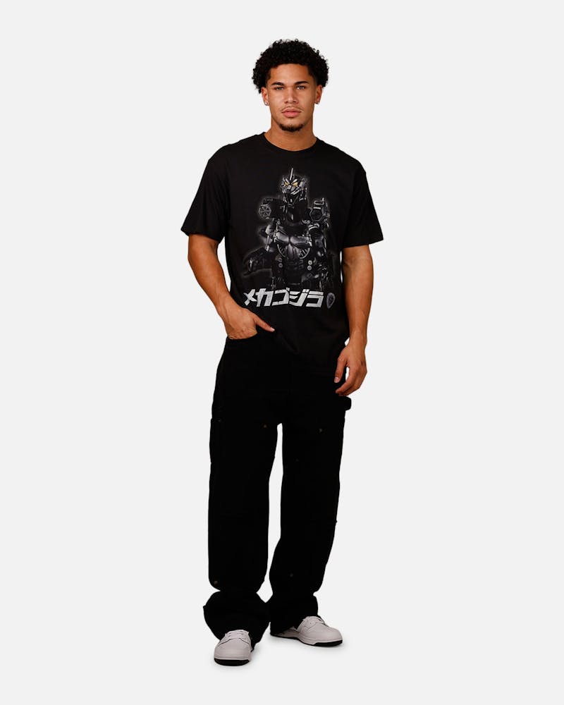 Ripple X Godzilla Mechagodzilla T-Shirt Black