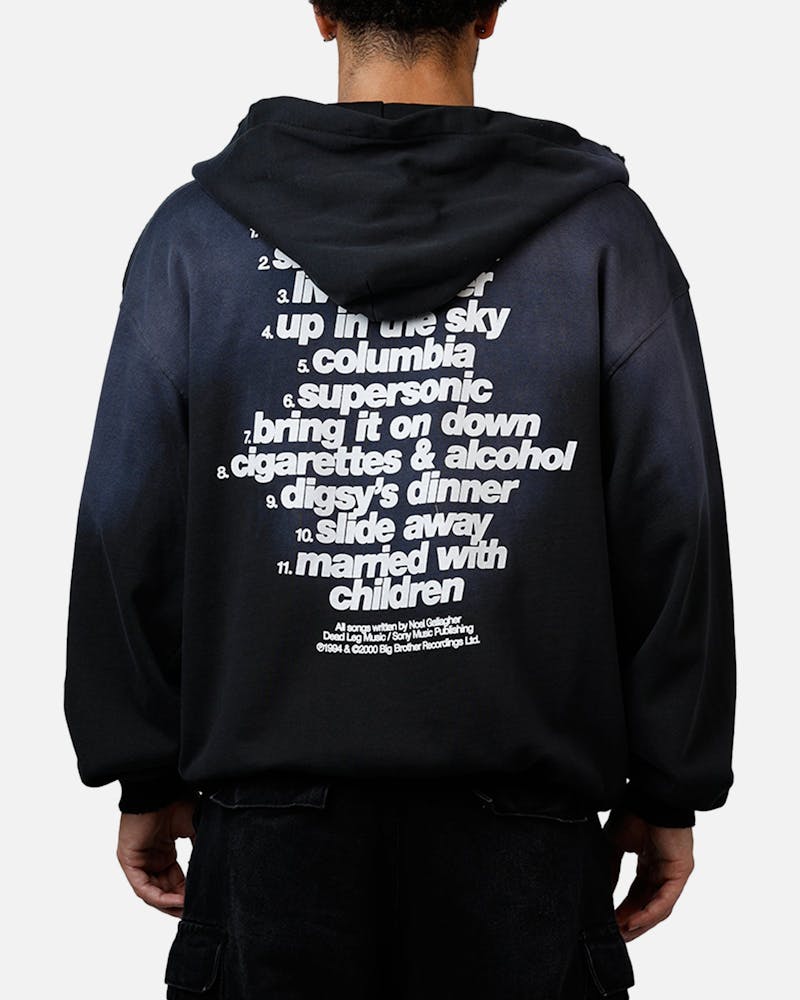 Global Merchandising Oasis Potassium Full Zip Hoodie Black