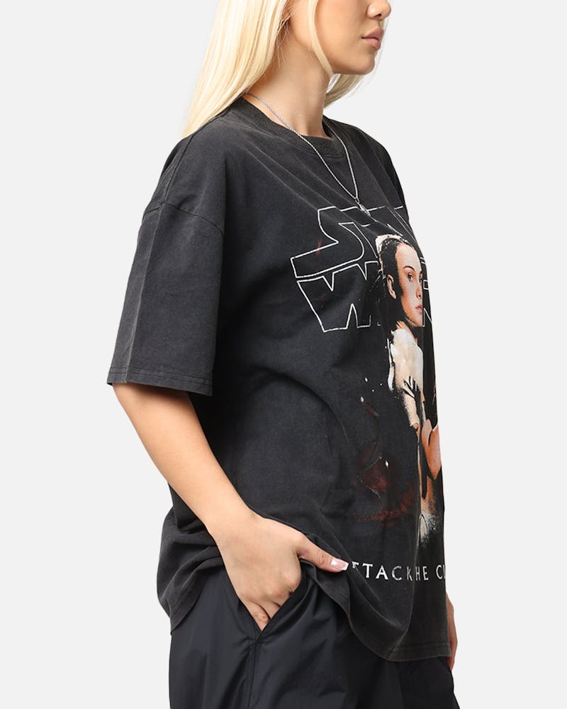 Star Wars Episode II Vintage T-Shirt Black Acidwash