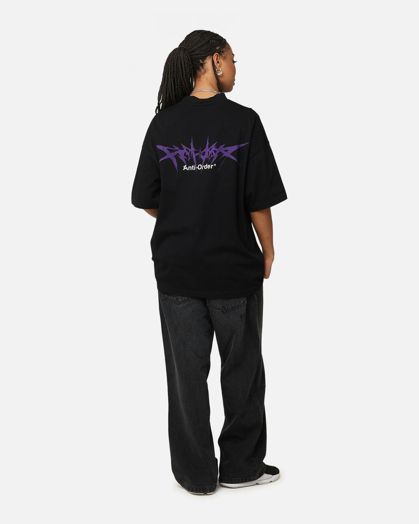 The Anti Order Metal Mock Neck T-Shirt Black