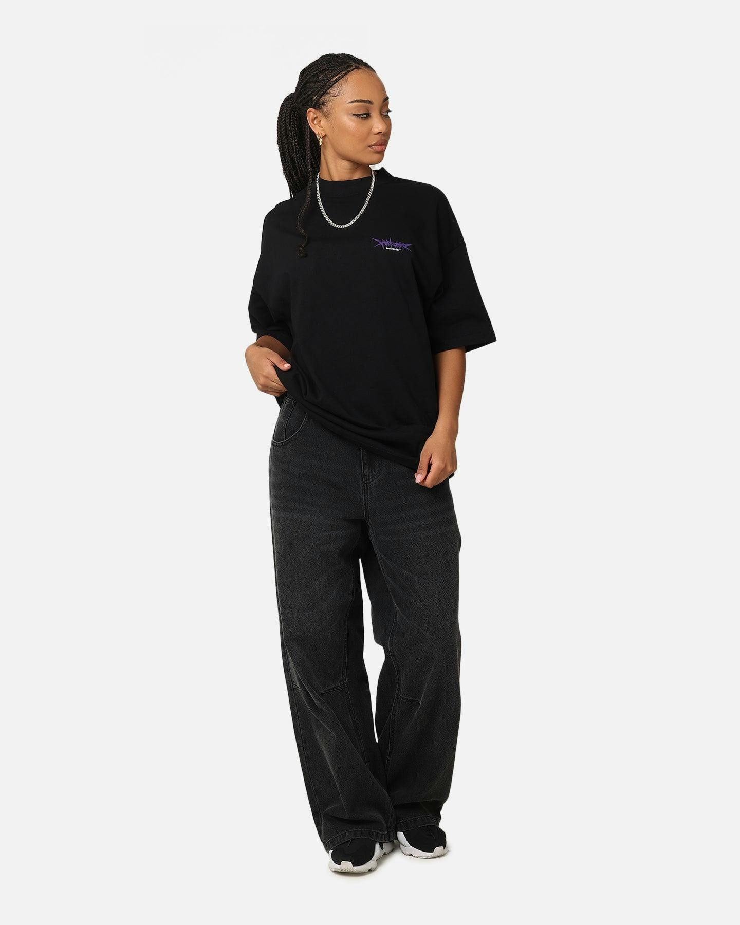 The Anti Order Metal Mock Neck T-Shirt Black