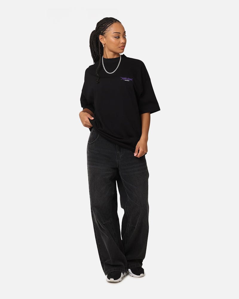 The Anti Order Metal Mock Neck T-Shirt Black thumbnail - 3