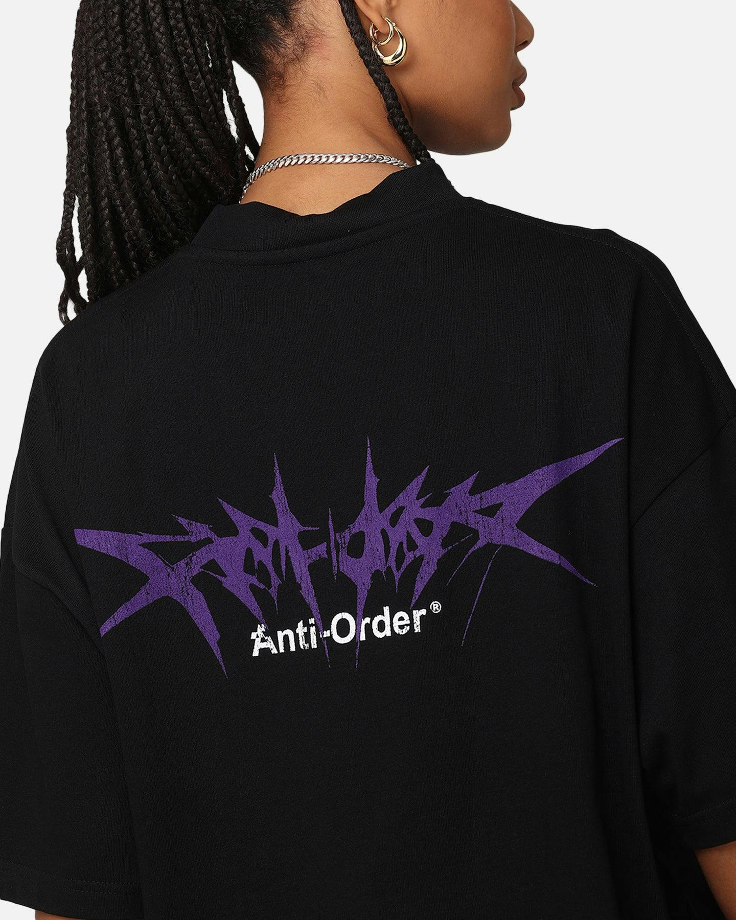 The Anti Order Metal Mock Neck T-Shirt Black