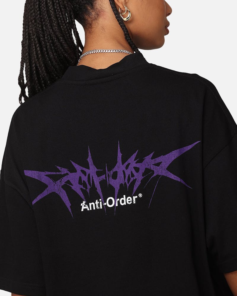 The Anti Order Metal Mock Neck T-Shirt Black thumbnail - 6