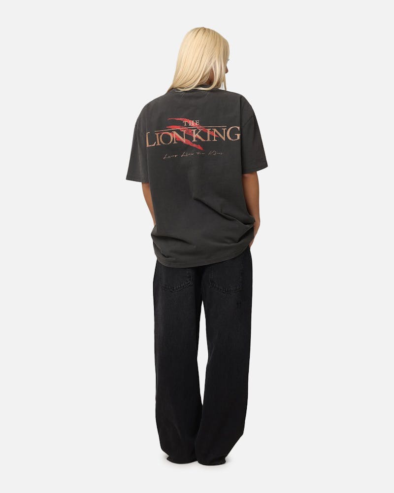 American Thrift Disney The Lion King Scar Heavyweight T-Shirt Black Wash