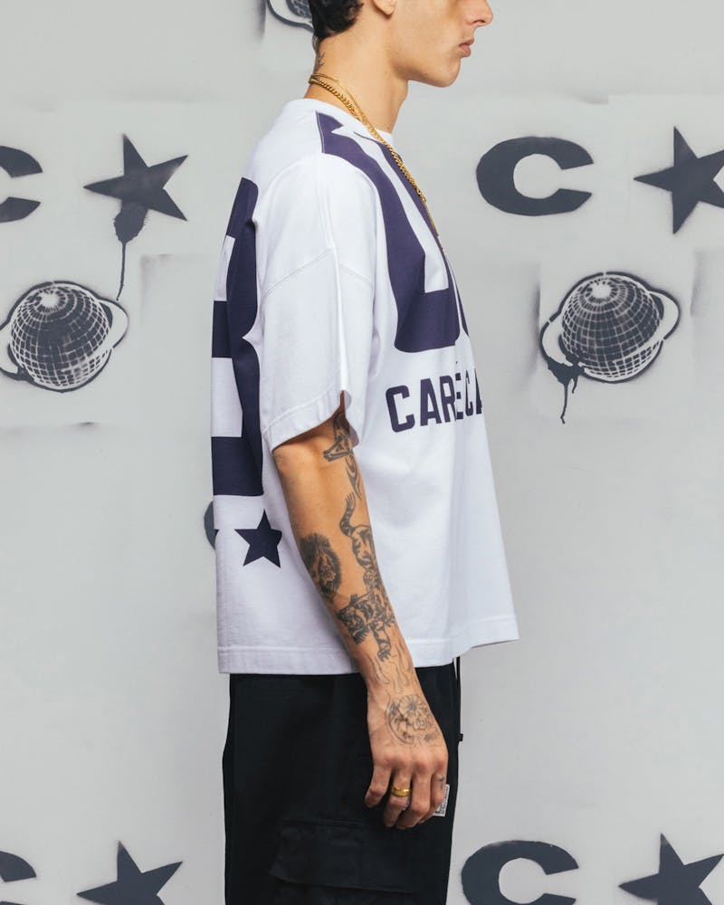 Carre Rally T-Shirt White/Navy