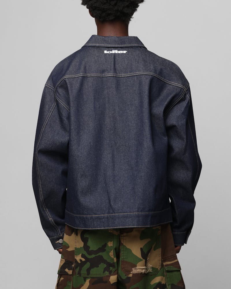 Loiter Prestige Denim Jacket Raw Indigo